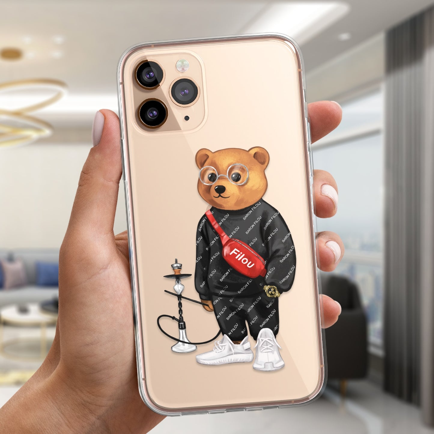 Fashion Brand Cute Bear Popular Colours Iphone Case