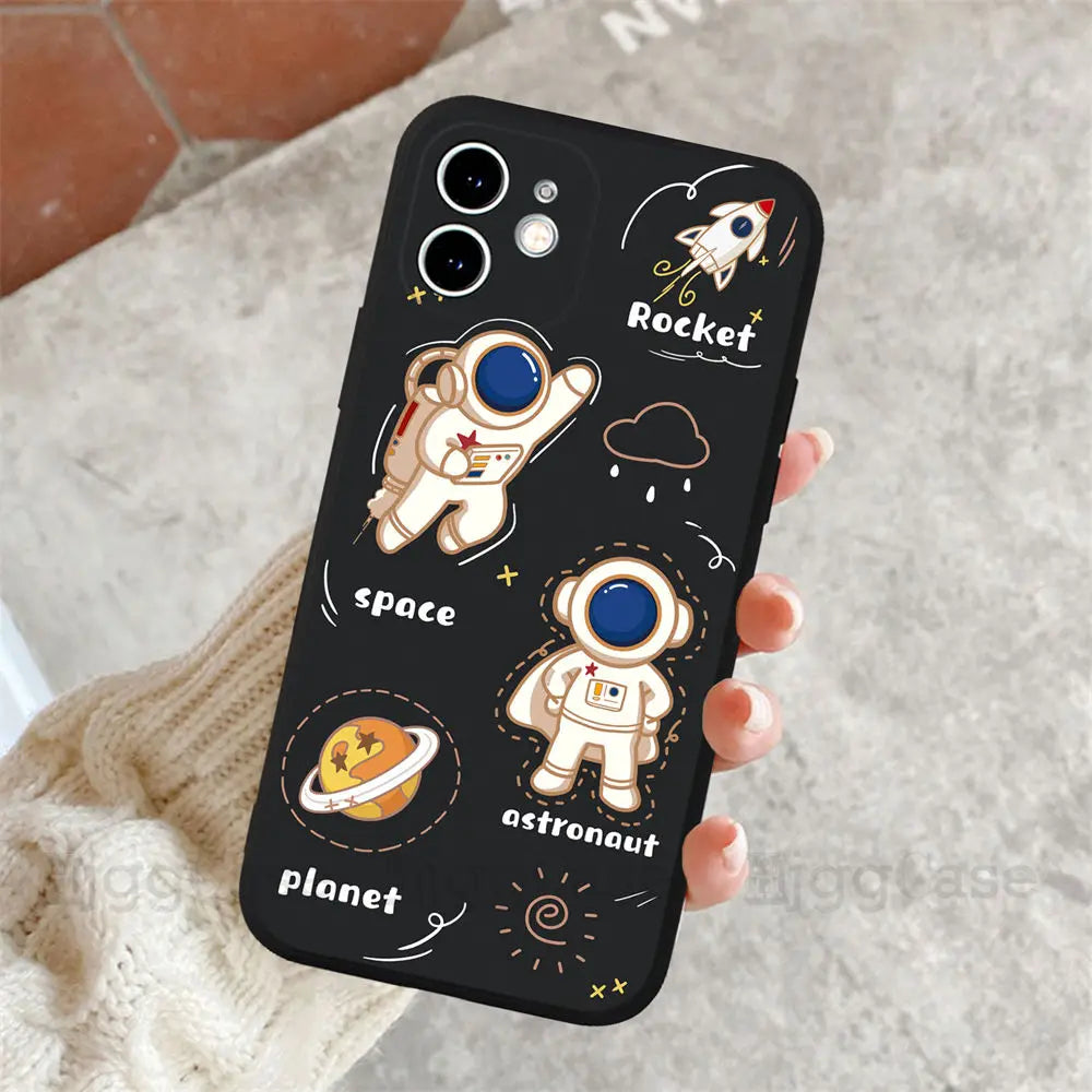 Cute Astronaut Iphone Case