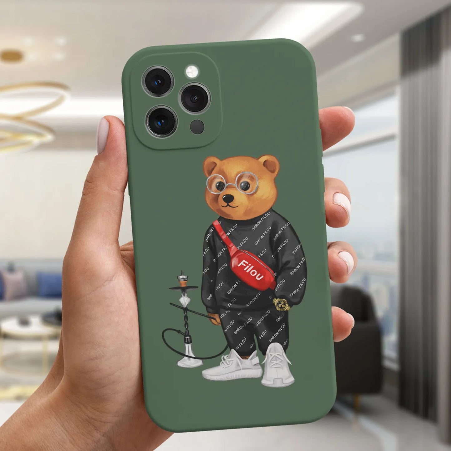 Fashion Brand Cute Bear Popular Colours Iphone Case