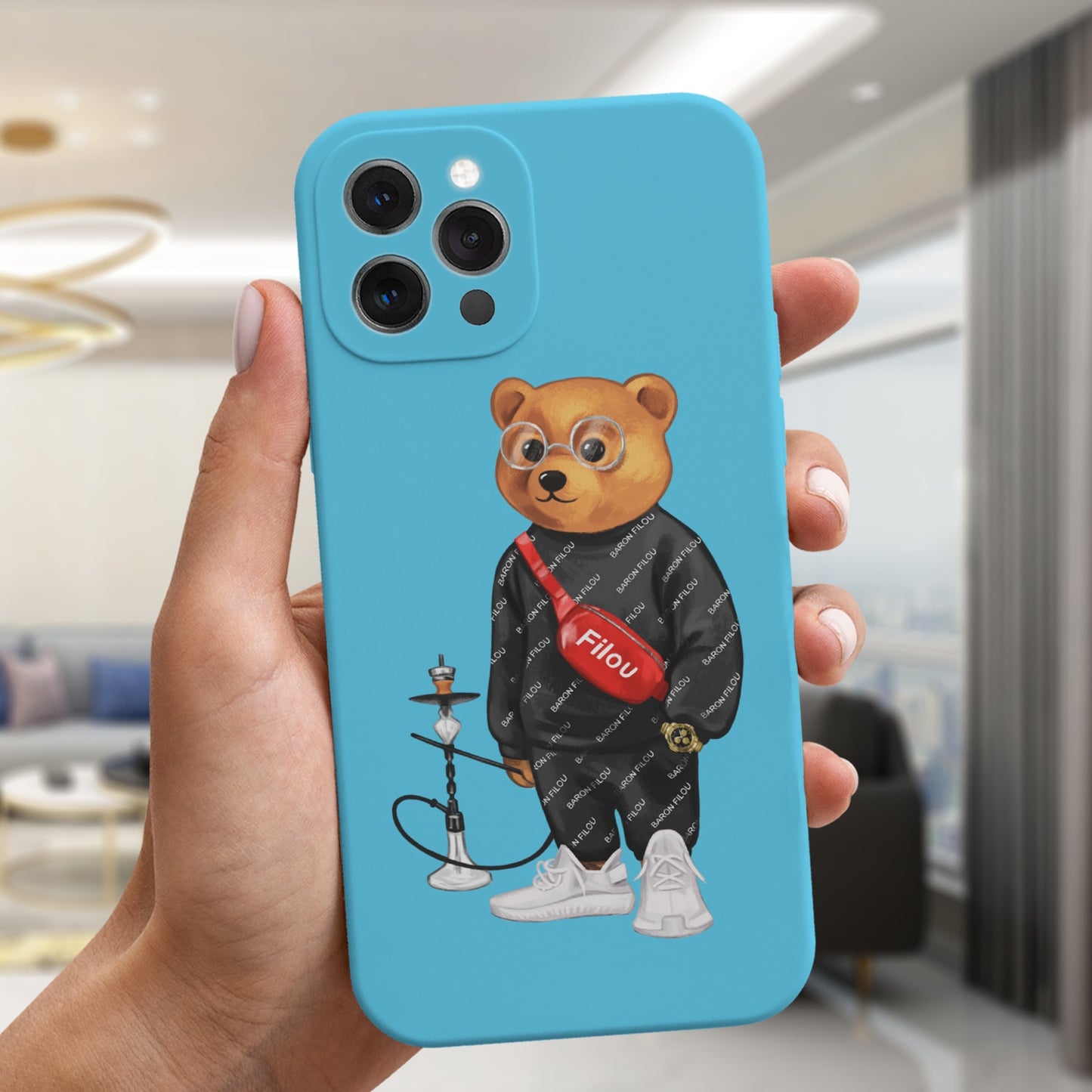 Fashion Brand Cute Bear Popular Colours Iphone Case