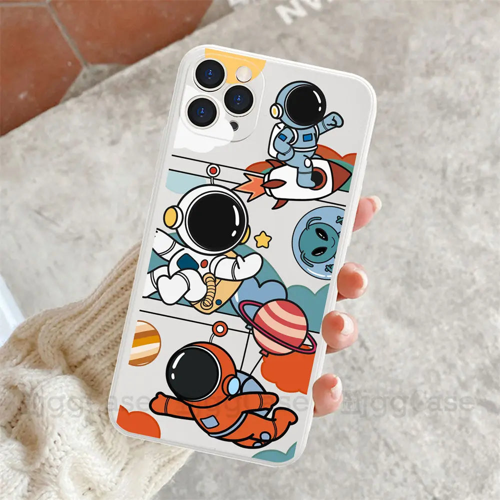 Cute Astronaut Iphone Case