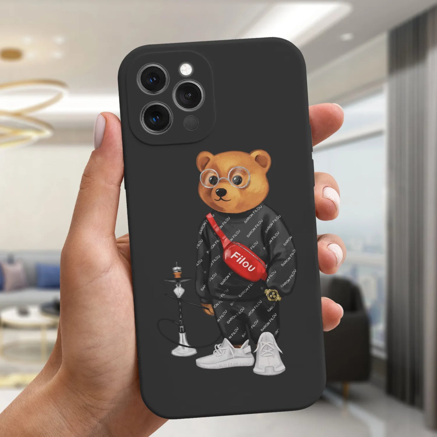 Fashion Brand Cute Bear Popular Colours Iphone Case