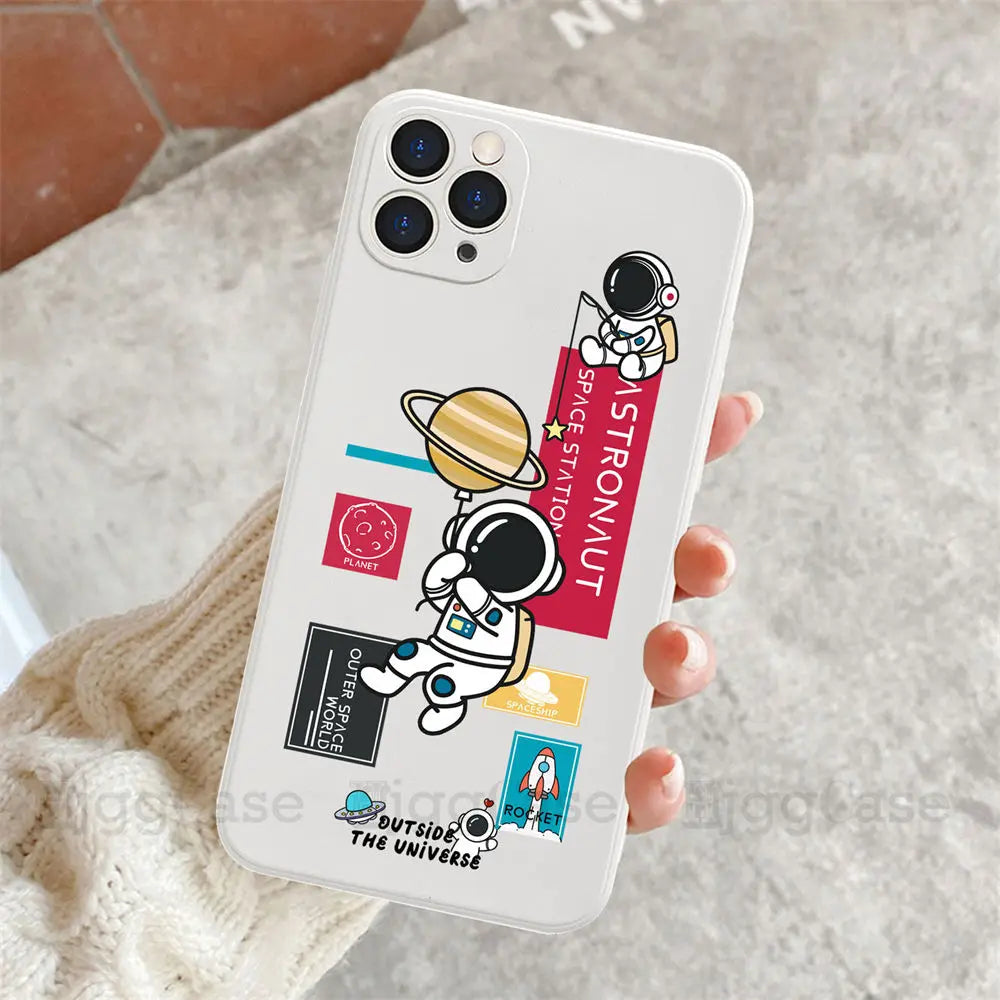 Cute Astronaut Iphone Case