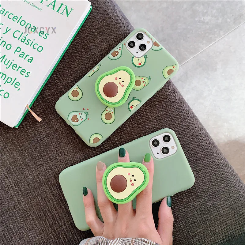 3D Luxury Avocado Iphone Case