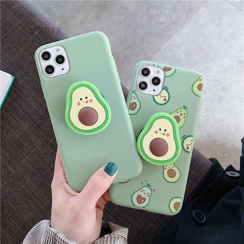 3D Luxury Avocado Iphone Case