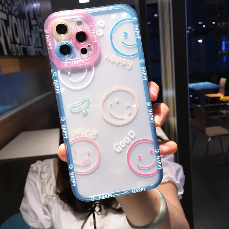 Cartoon Smile Flower Iphone Case