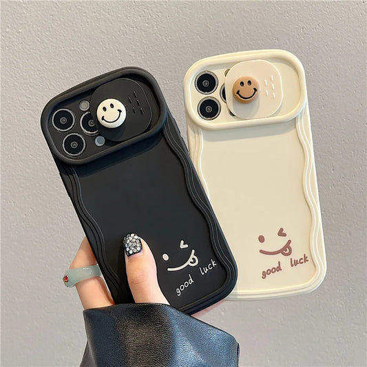 3D Cute Smile Cartoon Iphone Case