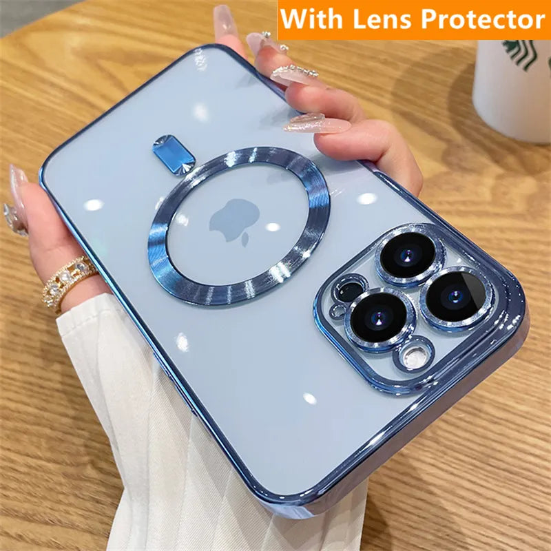 Soft Cover With Camera Lens Protector for Iphone