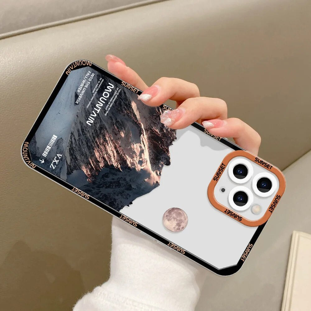 Soft Nature Themed Iphone Case