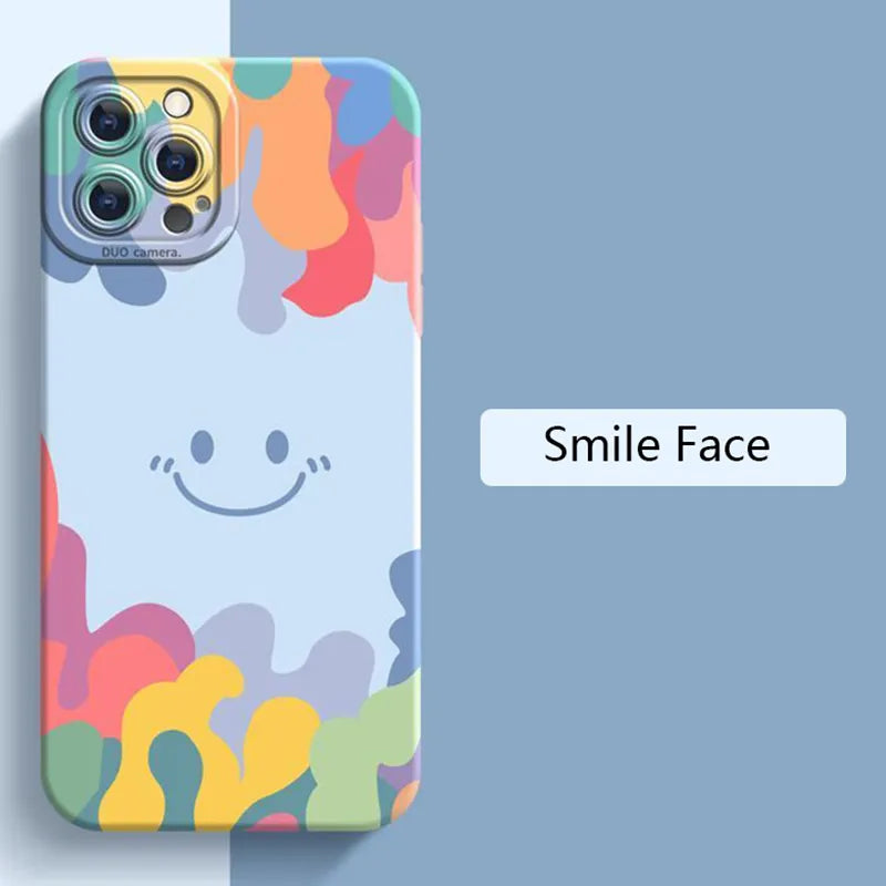 Luxury Ice Cream Smile Face Iphone Case