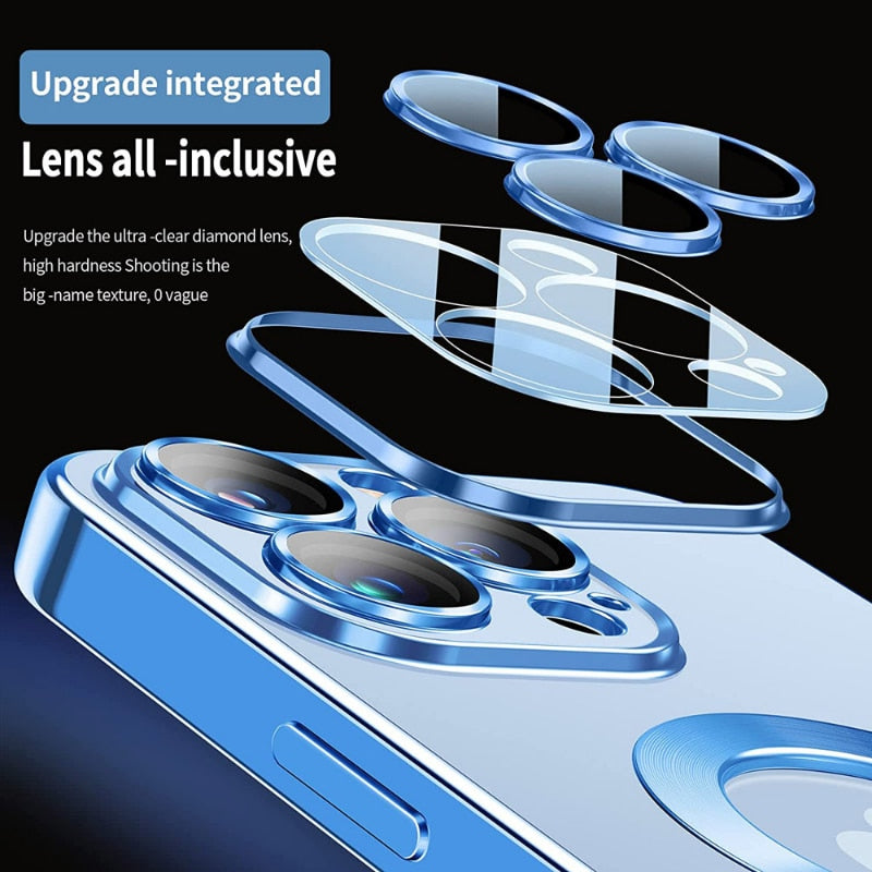 Soft Cover With Camera Lens Protector for Iphone