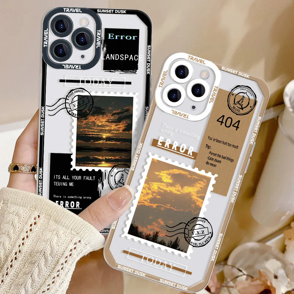 Soft Nature Themed Iphone Case