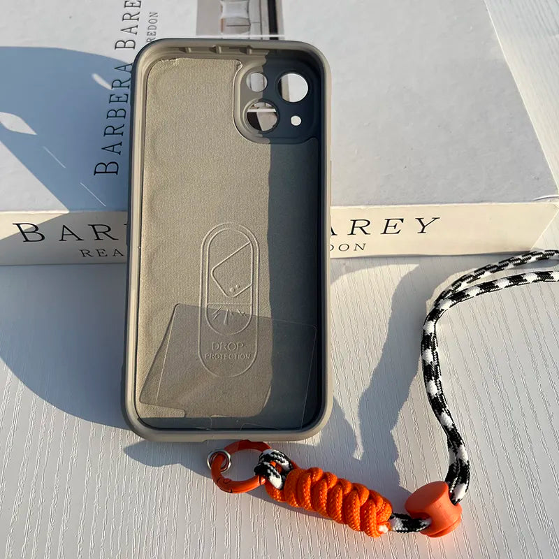 Matte Silicone Soft 3D Stripe Pattern Case For iPhone