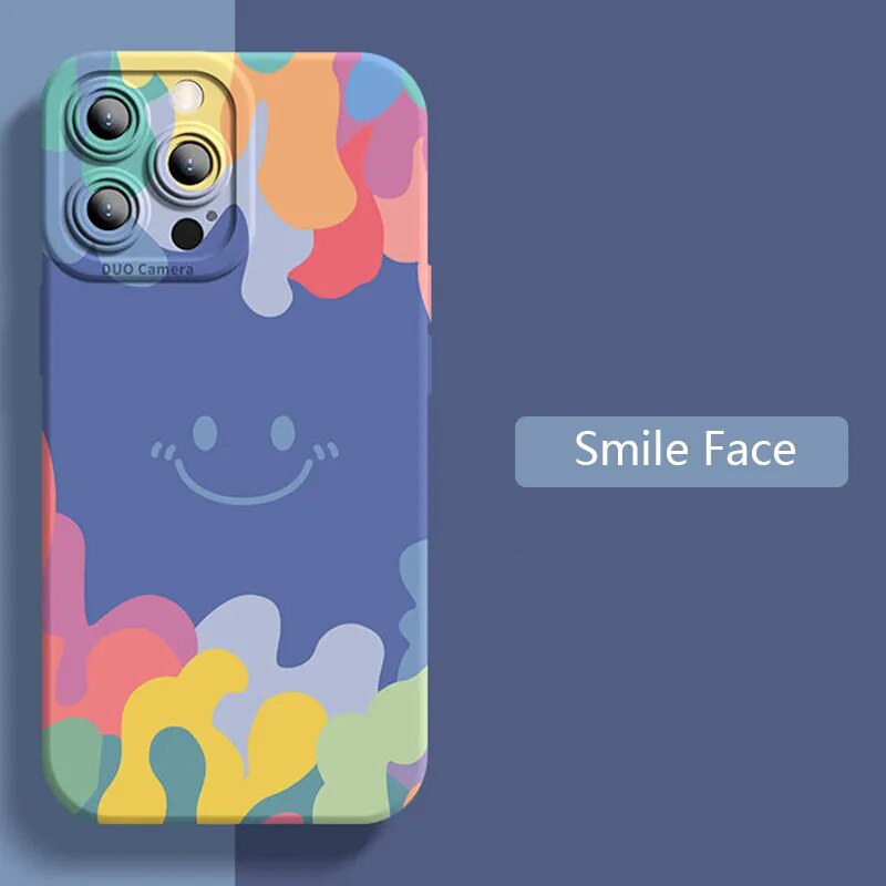 Luxury Ice Cream Smile Face Iphone Case