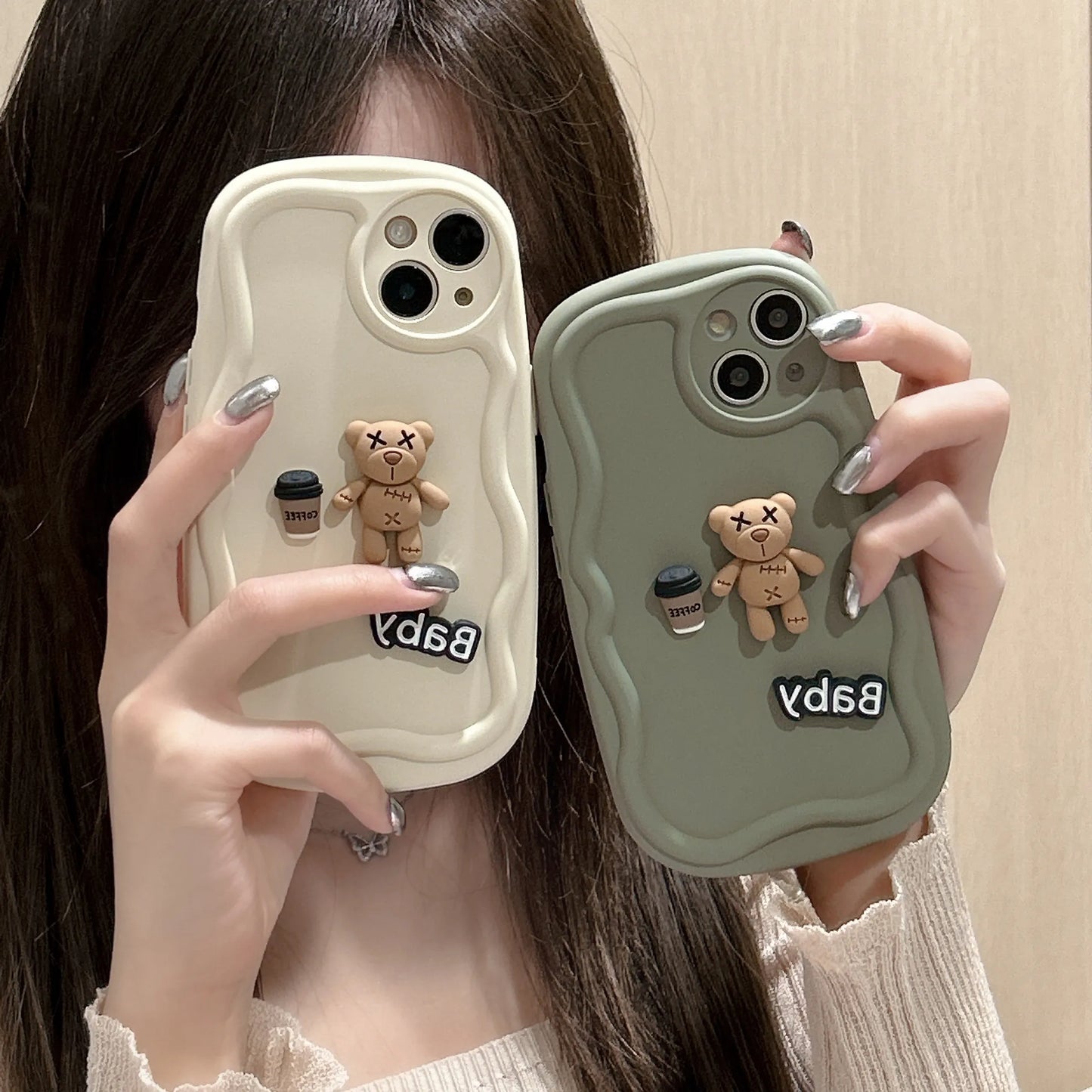 Adorable 3D Coffeeholic Iphone Case