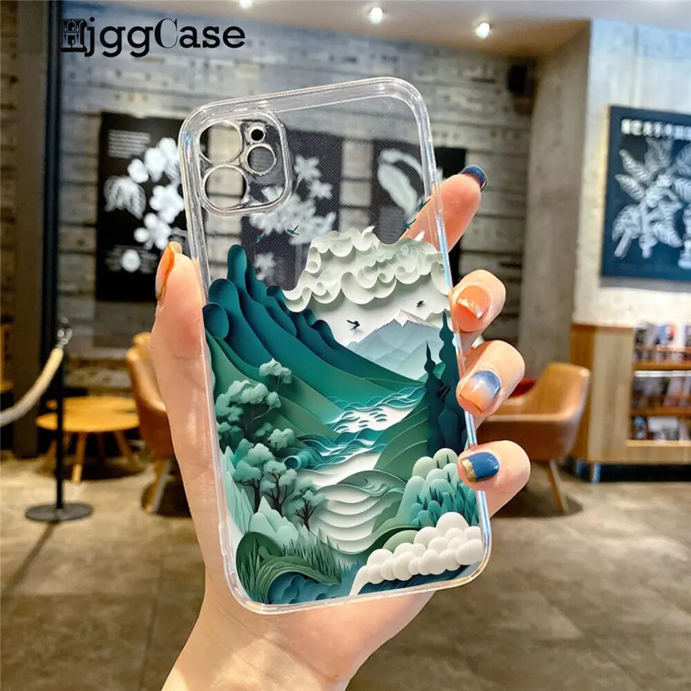 Printing Landscape Iphone Case