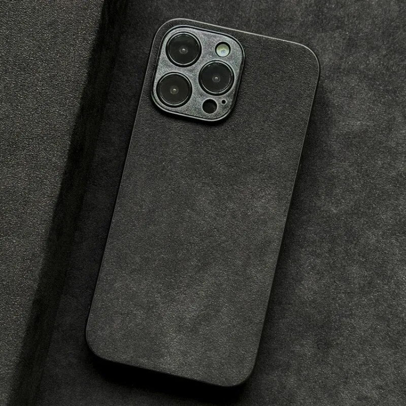 High-end Alcantara Suede Leather Fur Iphone Case