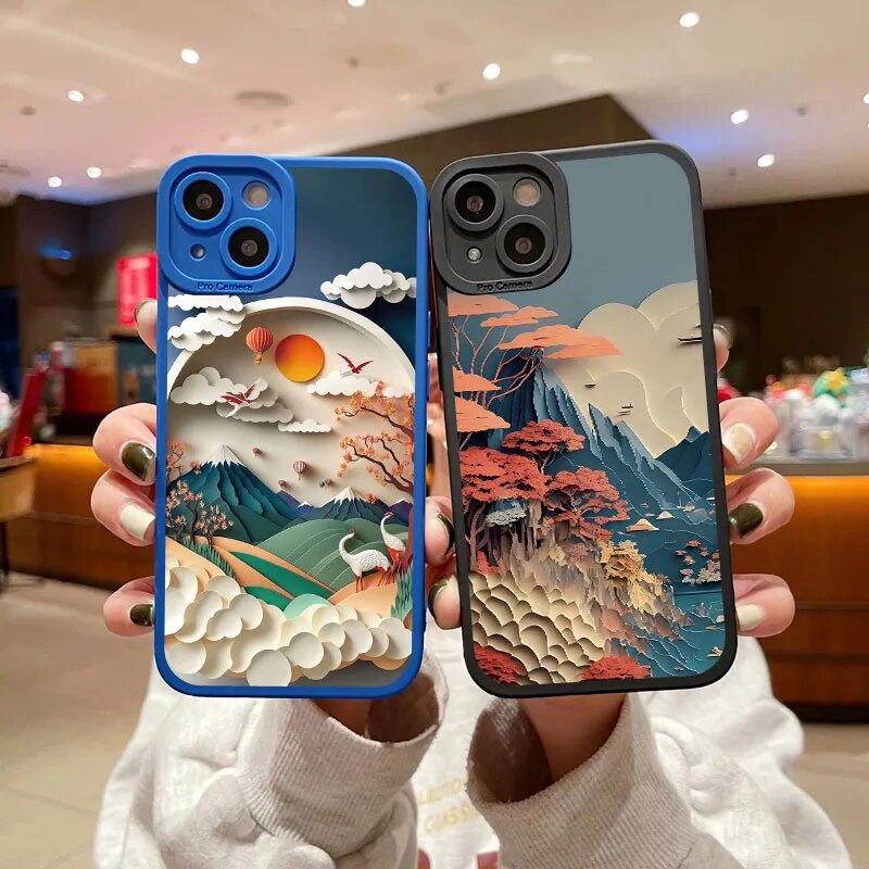 Landscape Printing Iphone Case