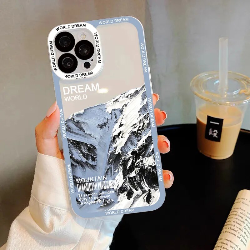 Stylish Mountain Themed Iphone Case