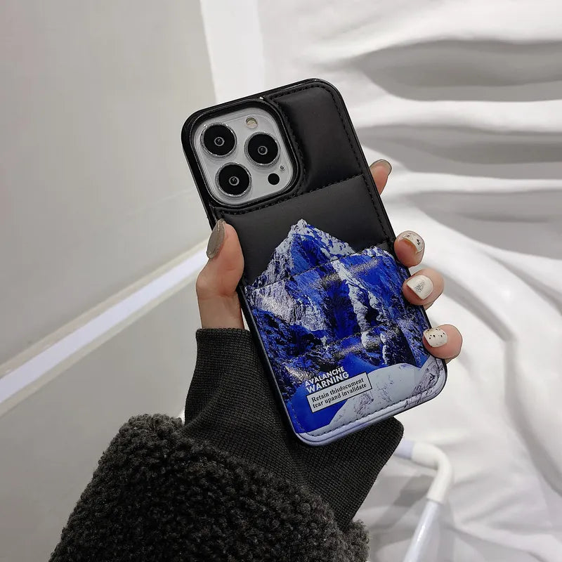 Luxury 3D Down Jacket Puffer Iphone Case