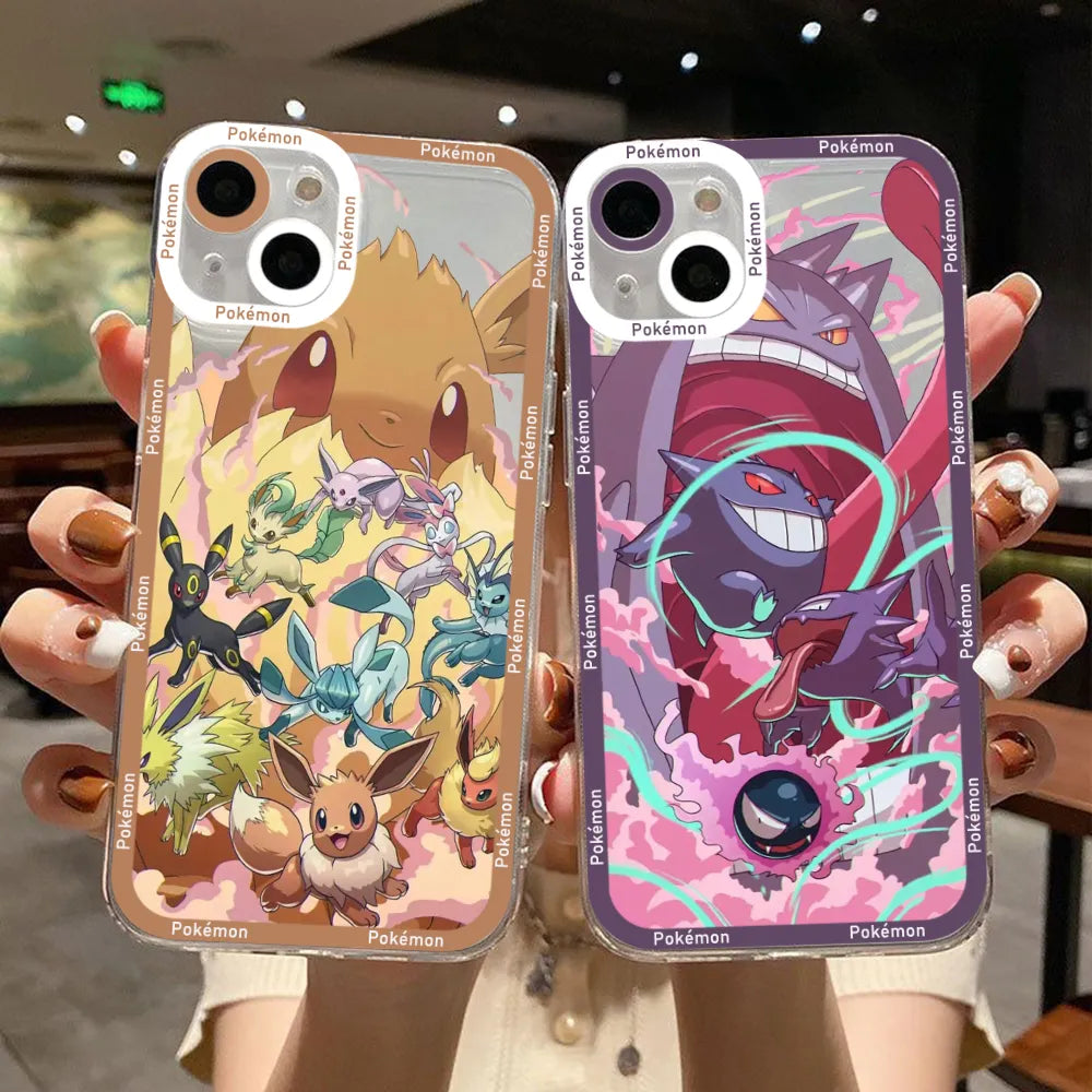 Cartoon Pokémons Slicone Iphone Case