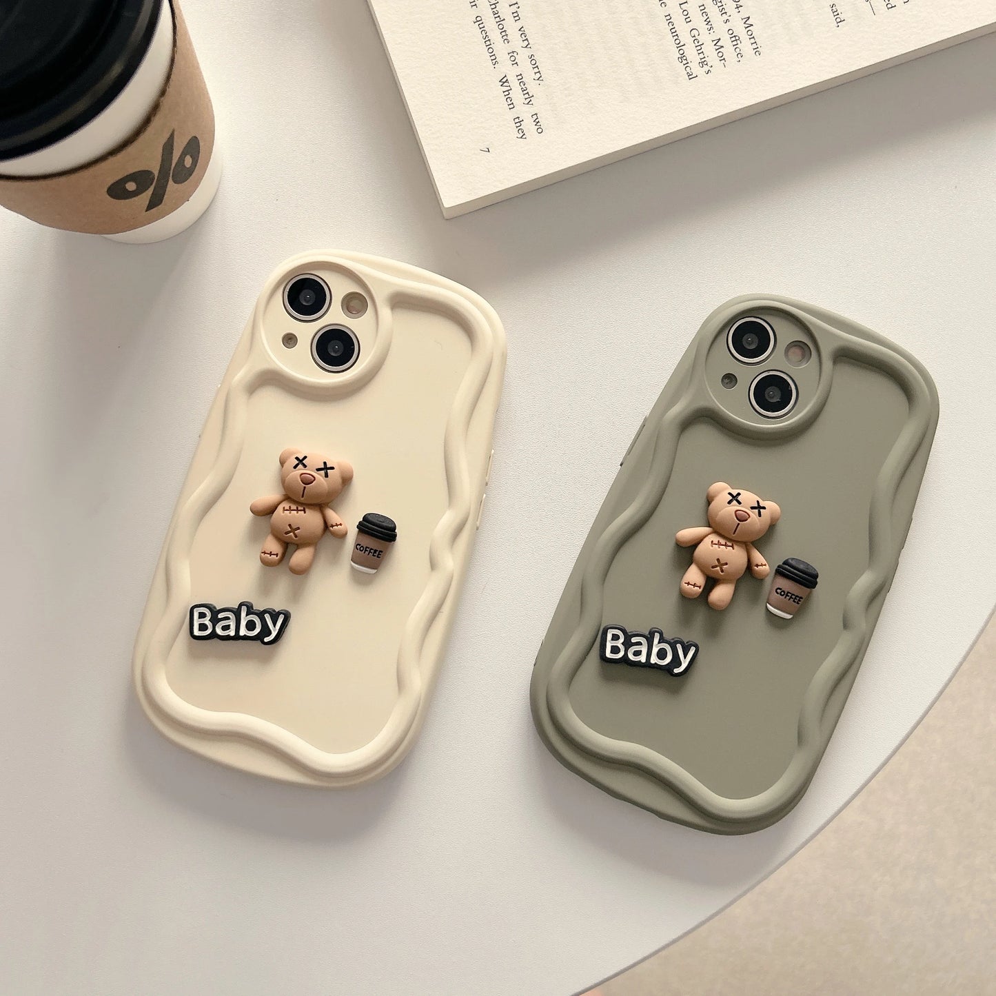 Adorable 3D Coffeeholic Iphone Case