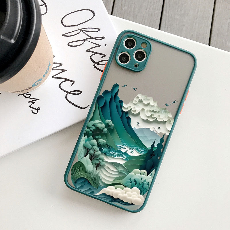 Printing Landscape phone case For iPhone