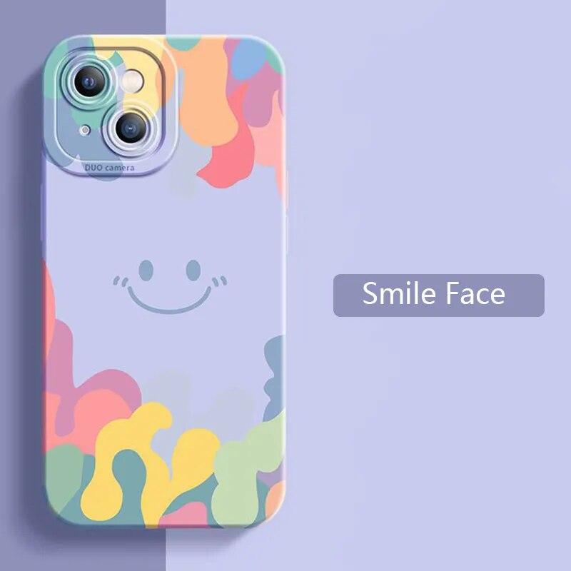 Luxury Ice Cream Smile Face Iphone Case