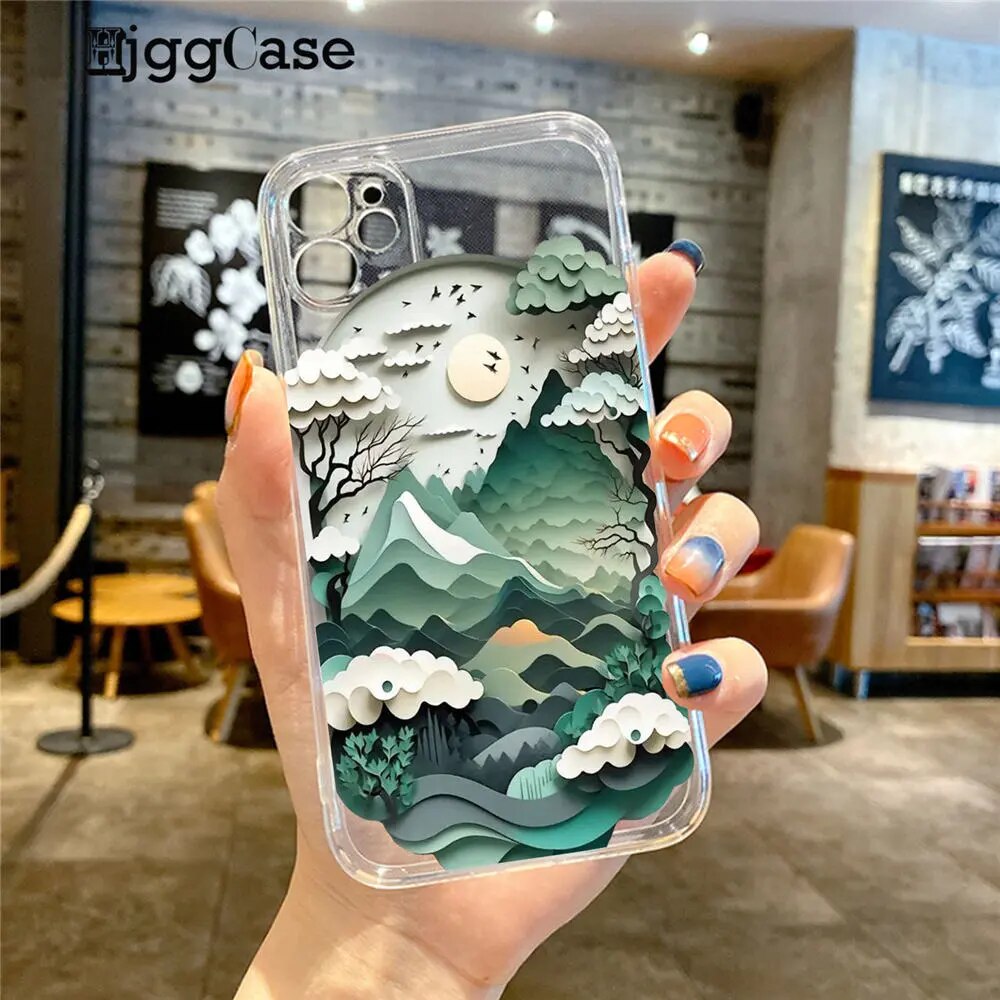 Printing Landscape Iphone Case