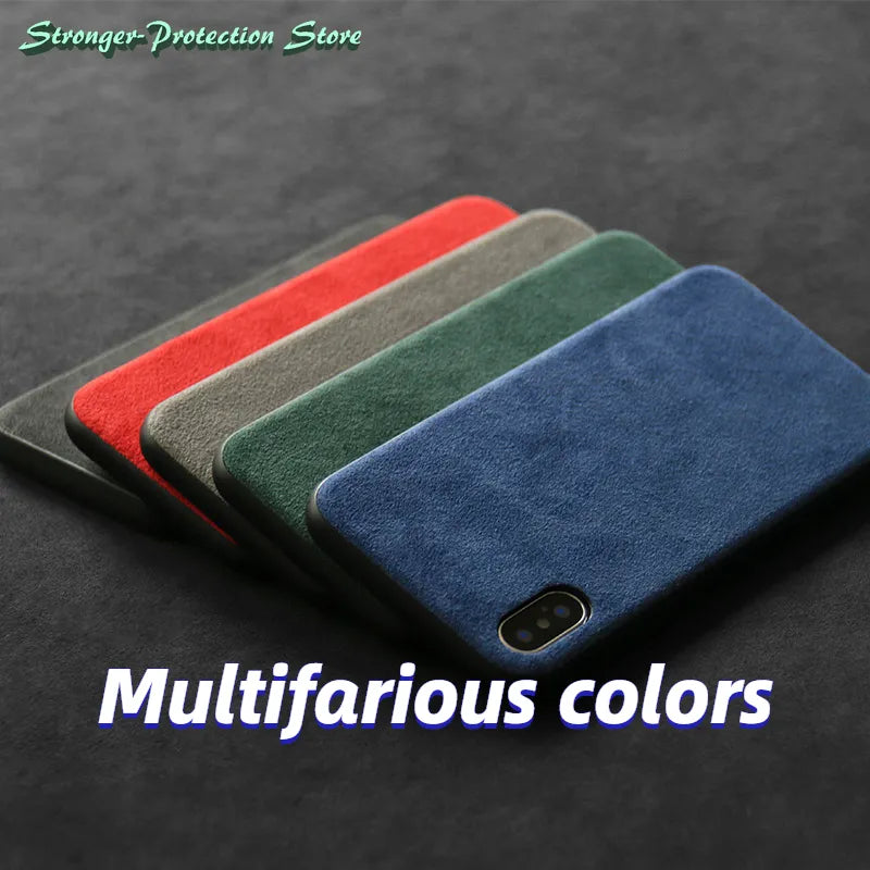 Italian ALCANTARA Leather Iphone Case