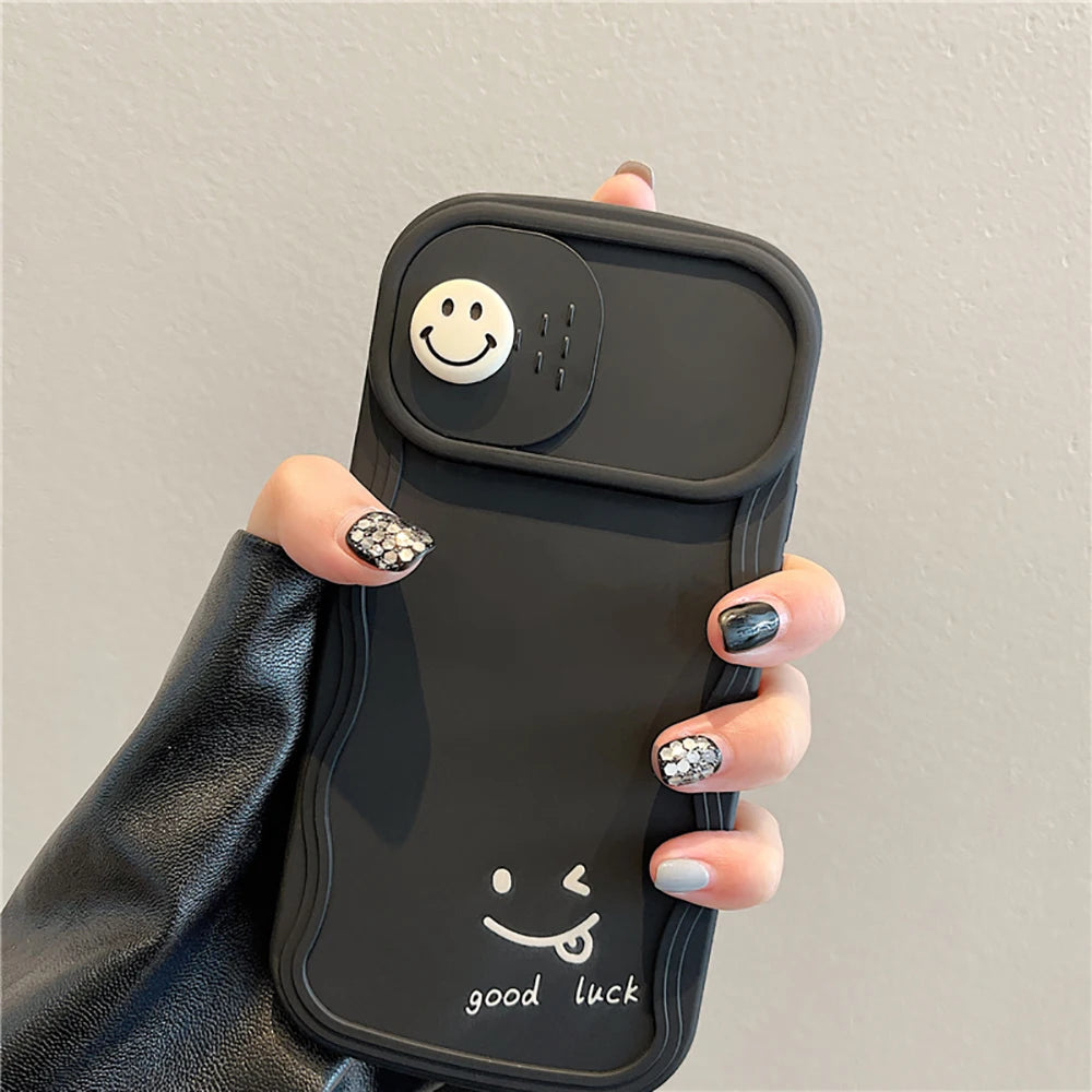 3D Cute Smile Cartoon Iphone Case