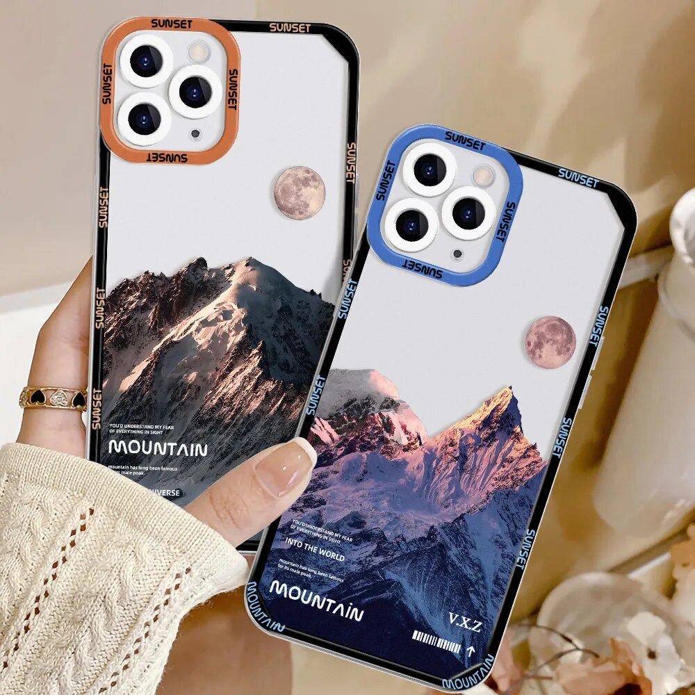 Soft Nature Themed Iphone Case