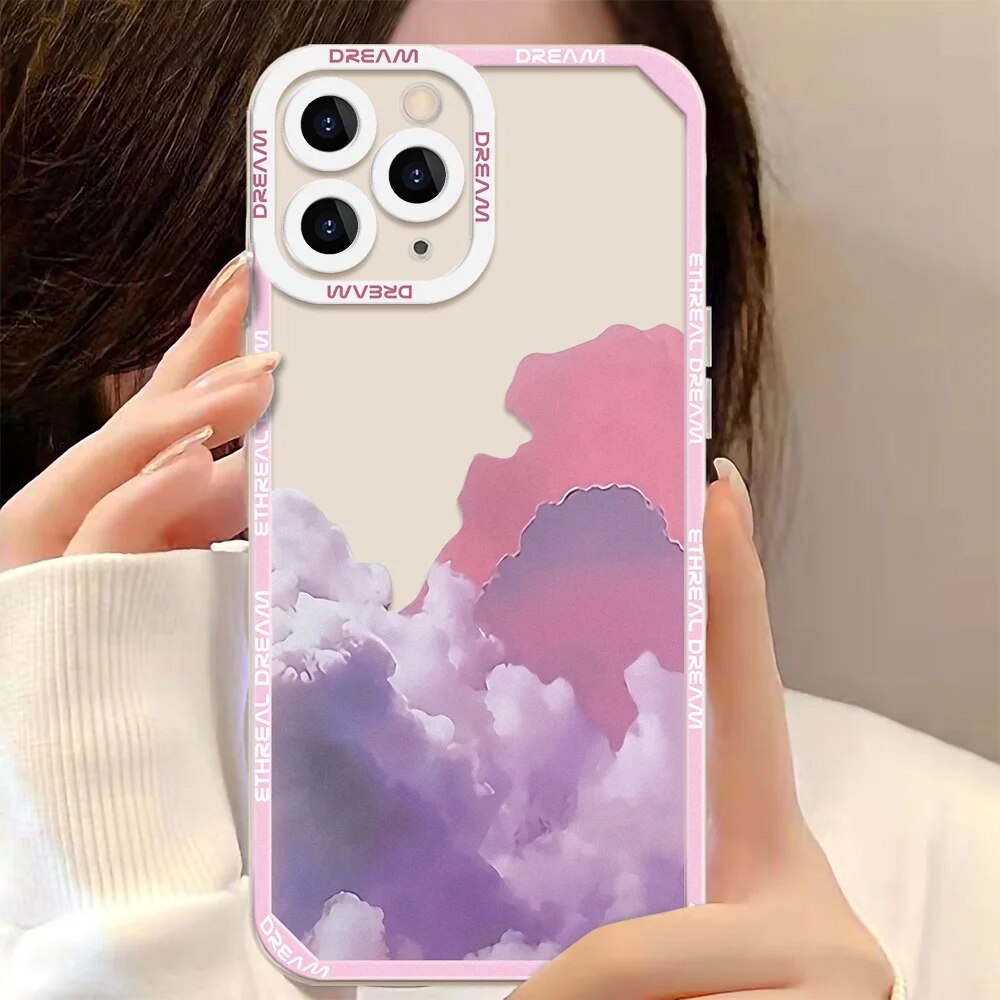 Soft Nature Themed Iphone Case