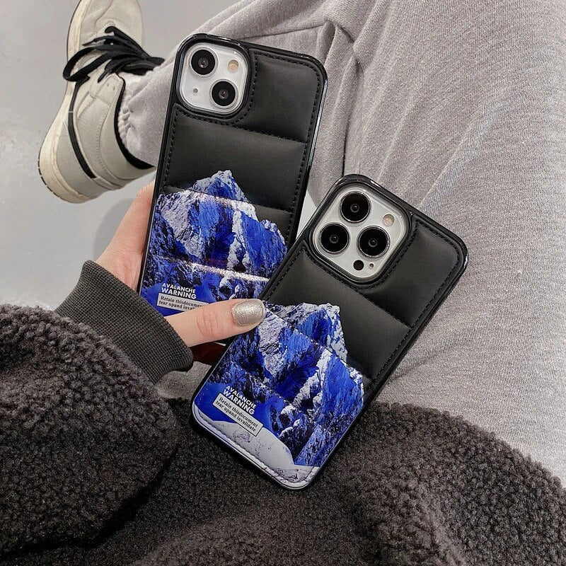 Luxury 3D Down Jacket Puffer Iphone Case