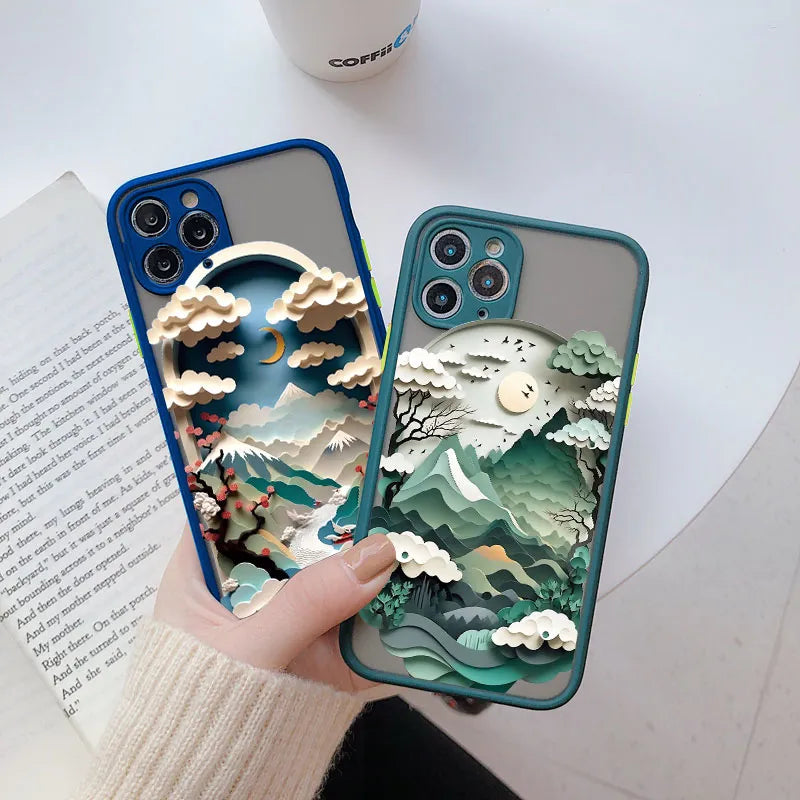 Printing Landscape phone case For iPhone