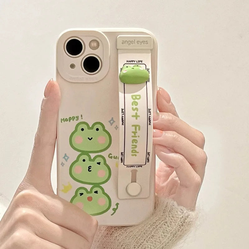 Cute Frog Silicone Iphone Case