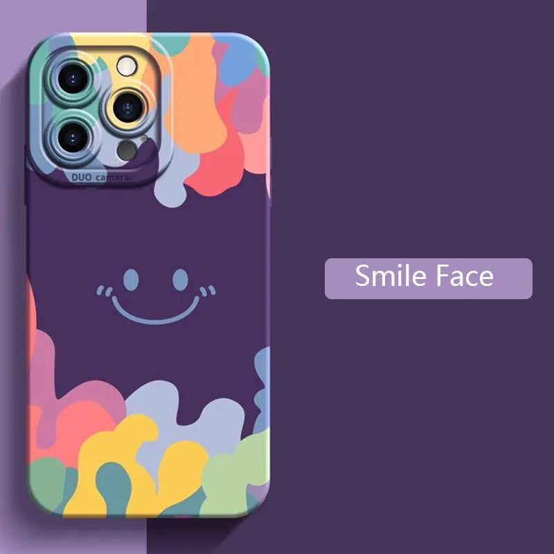 Luxury Ice Cream Smile Face Iphone Case