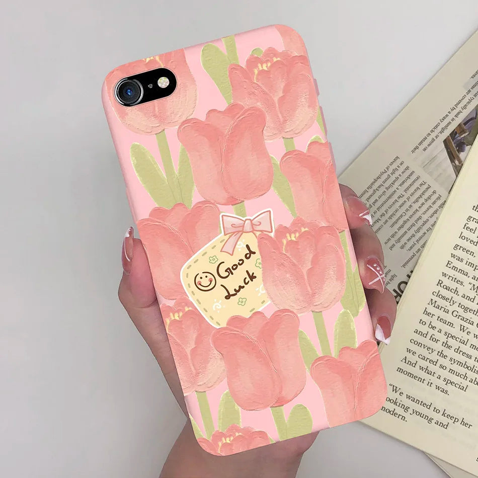 Cute Pattern Silicone Iphone Case