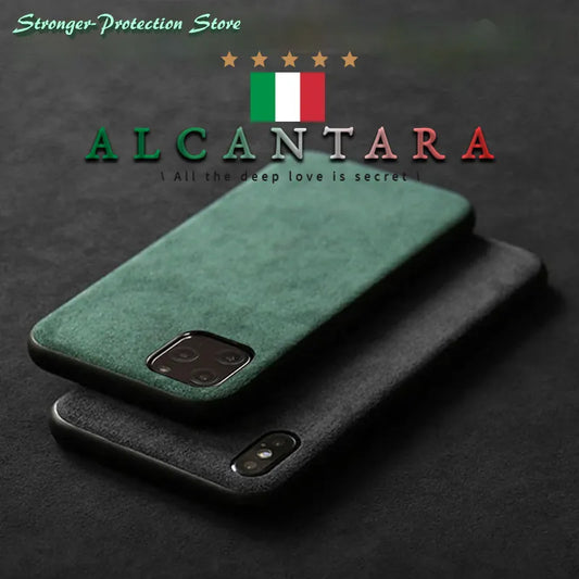 Italian ALCANTARA Leather Iphone Case