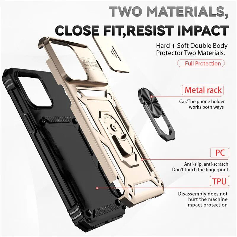 Ring KickStand Holder Iphone Case