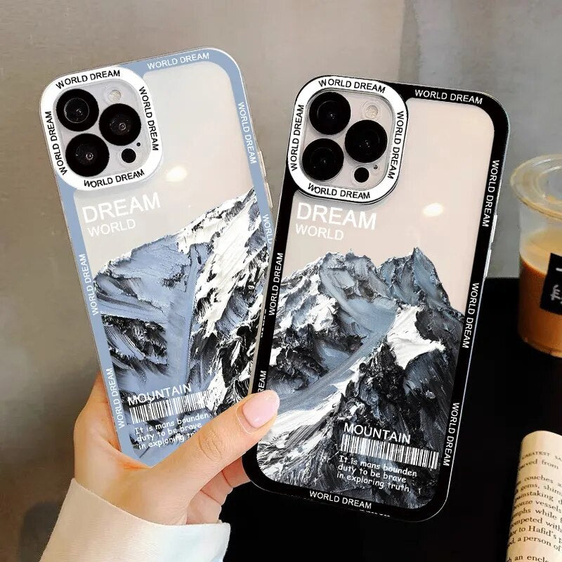 Stylish Mountain Themed Iphone Case