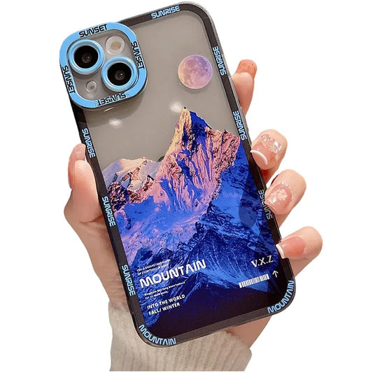 Art Snow Mountain Landscape Iphone Case