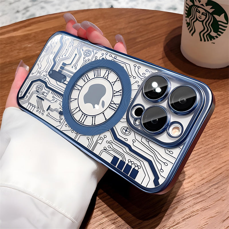 Luxury Circuit Pattern Iphone Case