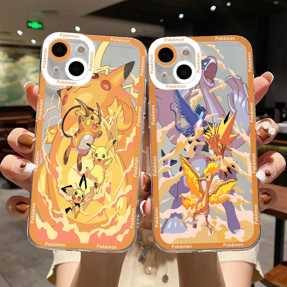 Cartoon Pokémons Slicone Iphone Case