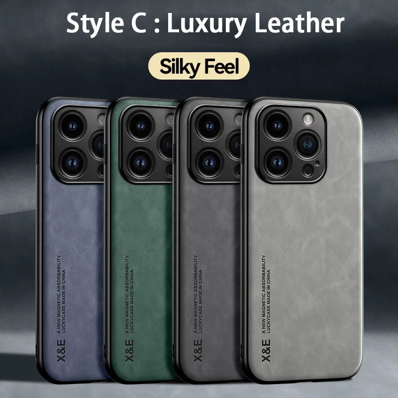 Stylish Sheepskin Leather Iphone Case