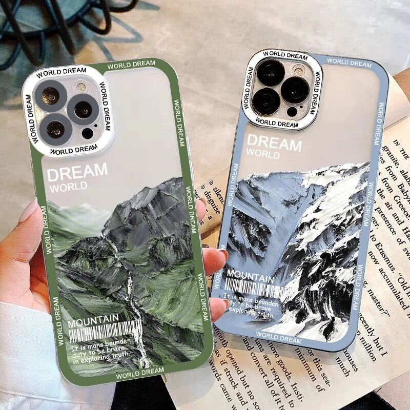 Stylish Mountain Themed Iphone Case