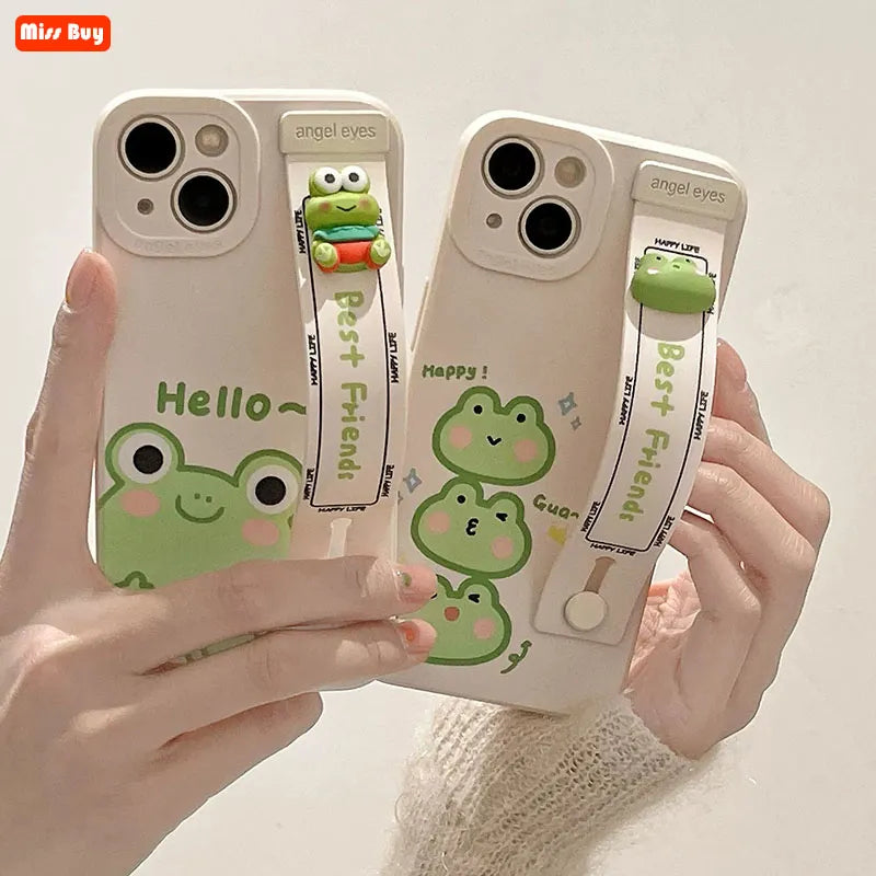 Cute Frog Silicone Iphone Case