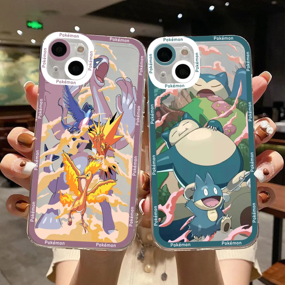 Cartoon Pokémons Slicone Iphone Case