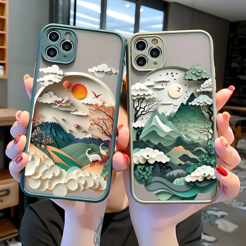 Printing Landscape phone case For iPhone