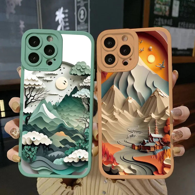 Landscape Printing Iphone Case